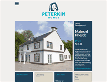 Tablet Screenshot of peterkinhomes.co.uk